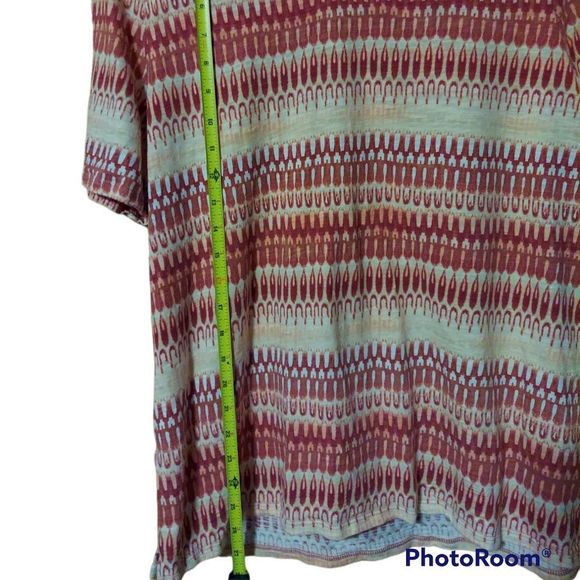 Chico's Short Sleeve Women's Top Size 2 (L 12/14) - Picture 3 of 3